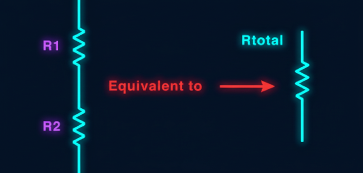Fórmula de Resistencia en Serie - Diagrama 2